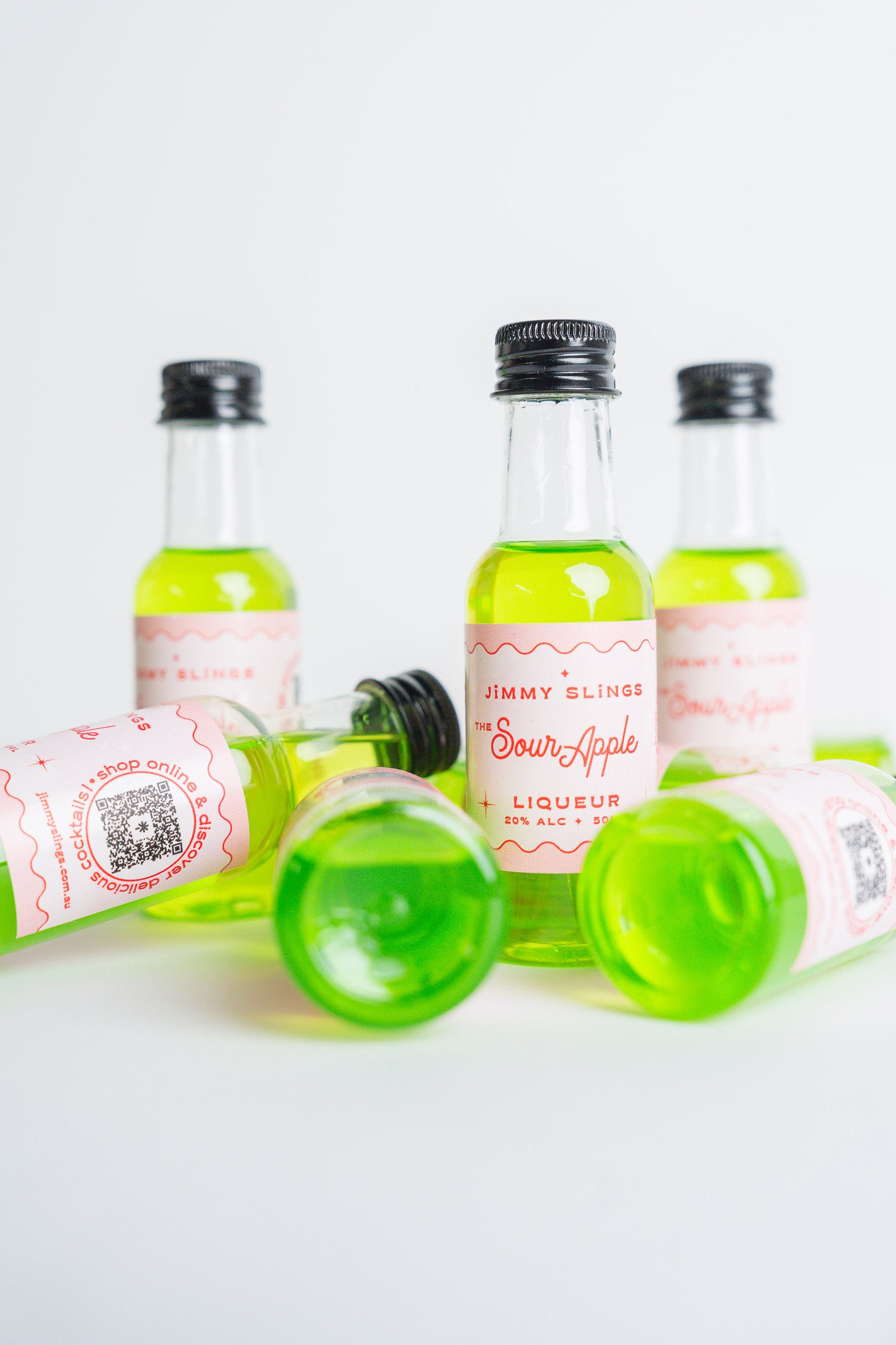 The Sour Apple 50ml shooters