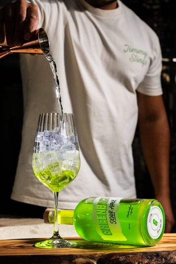 Margarita with a chilli salt rim